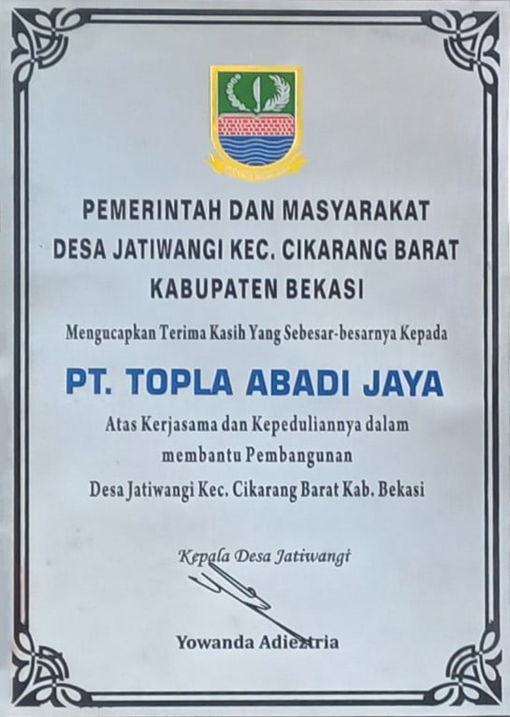 Certification Topla